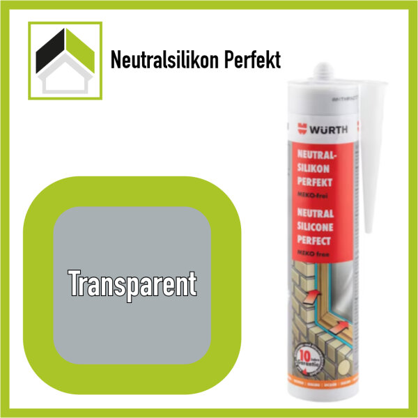 1 x Neutralsilikon Transparent
