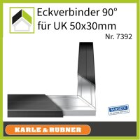 Eckverbinder 50×30 Alu-UK